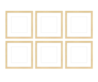 Gallery Wall - The Grids #G602 Gallery Walls Made Easy