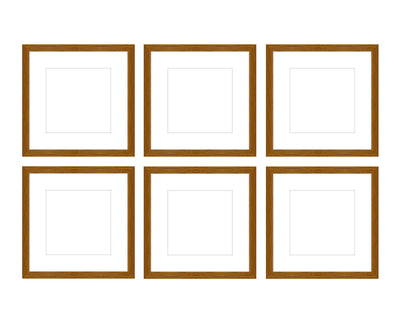 Gallery Wall - The Grids #G602 Jensen / Hazel Gallery Walls Made Easy