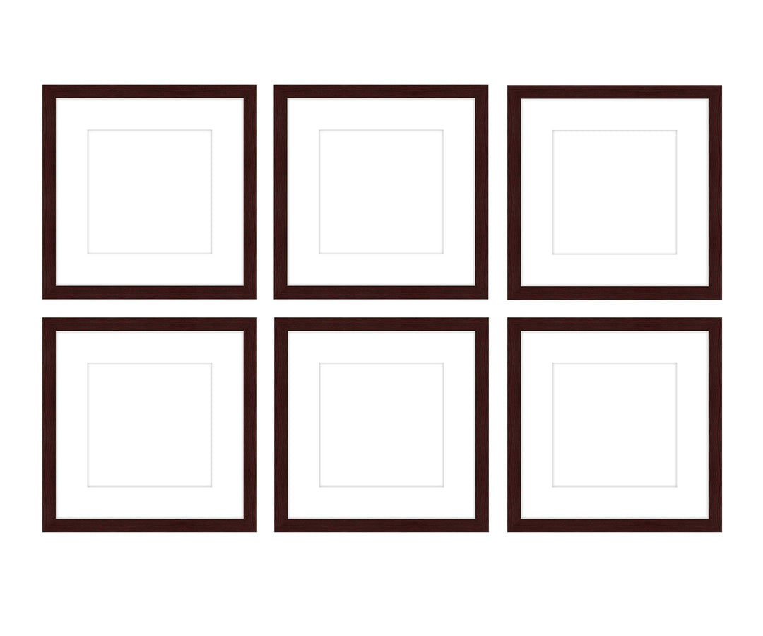 Gallery Wall - The Grids #G602 Jensen / Merlot Gallery Walls Made Easy