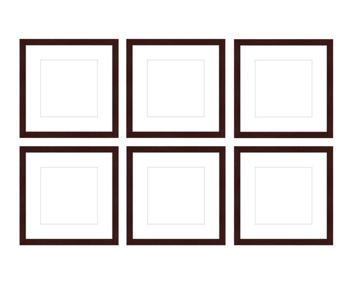 Gallery Wall - The Grids #G602 Jensen / Merlot Gallery Walls Made Easy