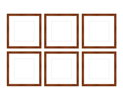Gallery Wall - The Grids #G602 Jensen / Russet Gallery Walls Made Easy