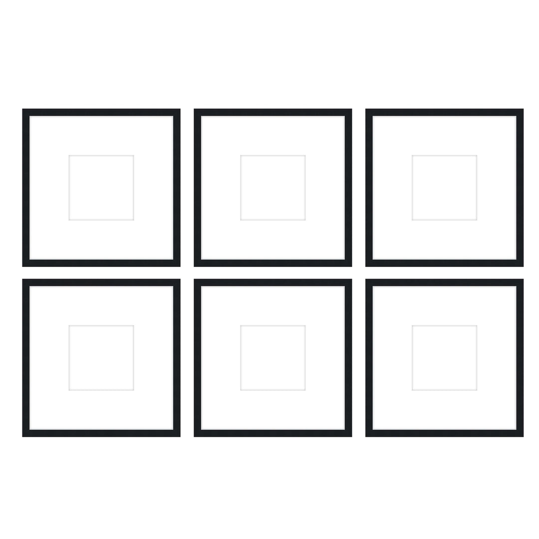 Gallery Wall - The Grids #G603 Darby / Black Satin Gallery Walls Made Easy