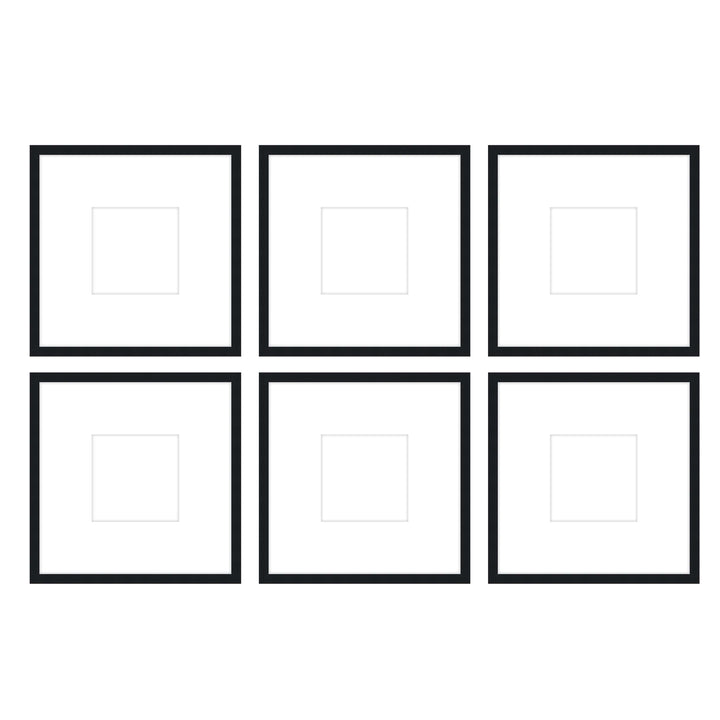 Gallery Wall - The Grids #G603 Darby / Black Satin Gallery Walls Made Easy