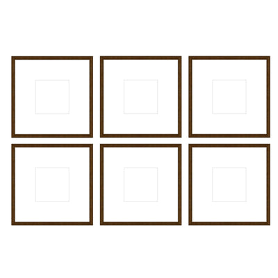 Gallery Wall - The Grids #G603 Darby / Cocoa Gallery Walls Made Easy