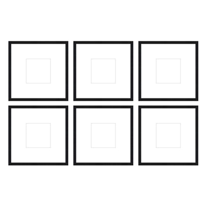 Gallery Wall - The Grids #G603 Jensen / Black Grain Gallery Walls Made Easy