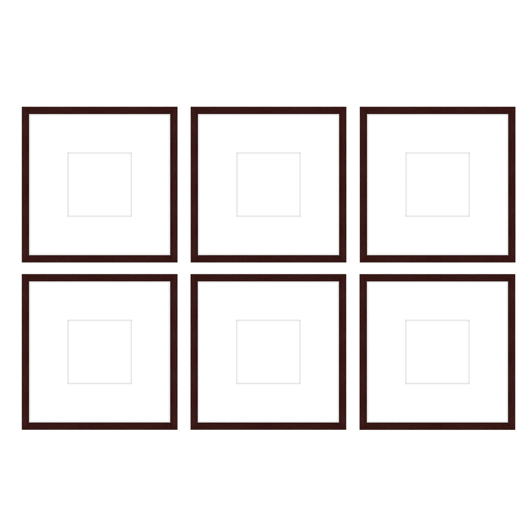 Gallery Wall - The Grids #G603 Jensen / Merlot Gallery Walls Made Easy