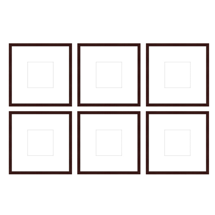 Gallery Wall - The Grids #G603 Jensen / Merlot Gallery Walls Made Easy