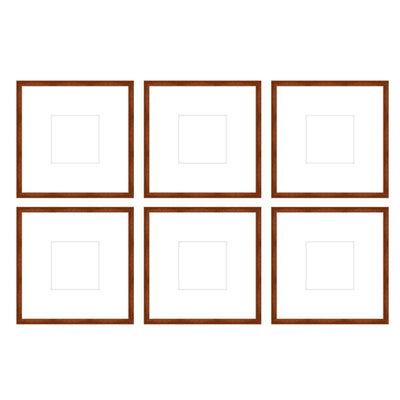 Gallery Wall - The Grids #G603 Jensen / Russet Gallery Walls Made Easy