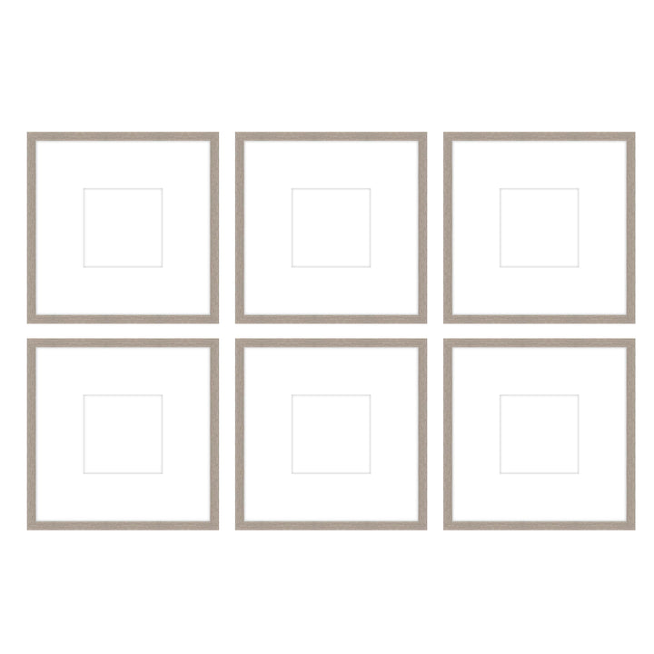 Gallery Wall - The Grids #G603 Jensen / Rustic Gray Gallery Walls Made Easy
