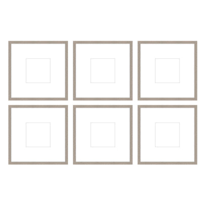 Gallery Wall - The Grids #G603 Jensen / Rustic Gray Gallery Walls Made Easy