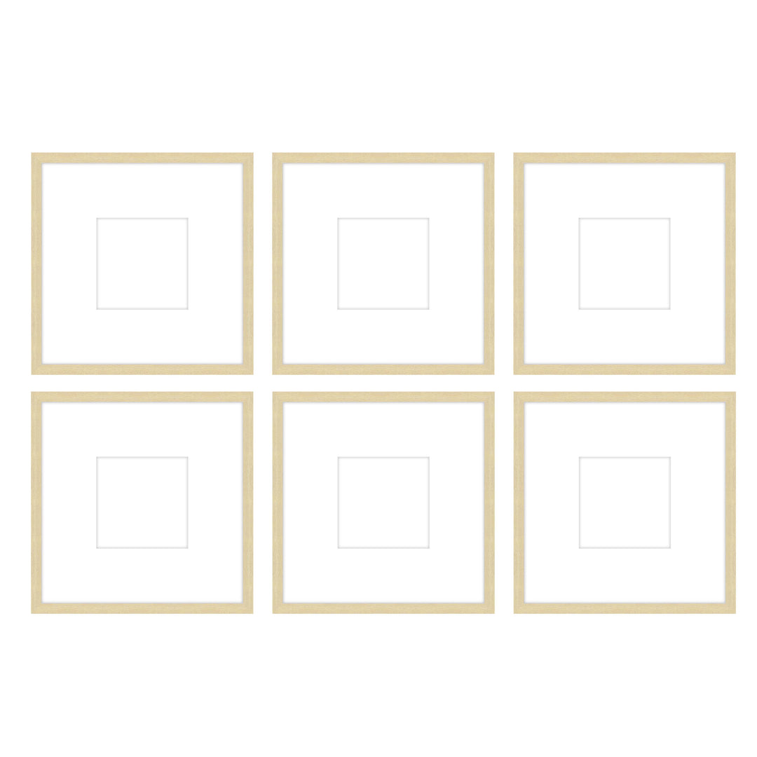 Gallery Wall - The Grids #G603 Jensen / Wheat Gallery Walls Made Easy