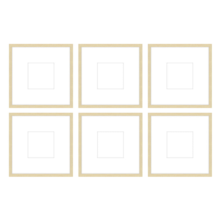 Gallery Wall - The Grids #G603 Jensen / Wheat Gallery Walls Made Easy