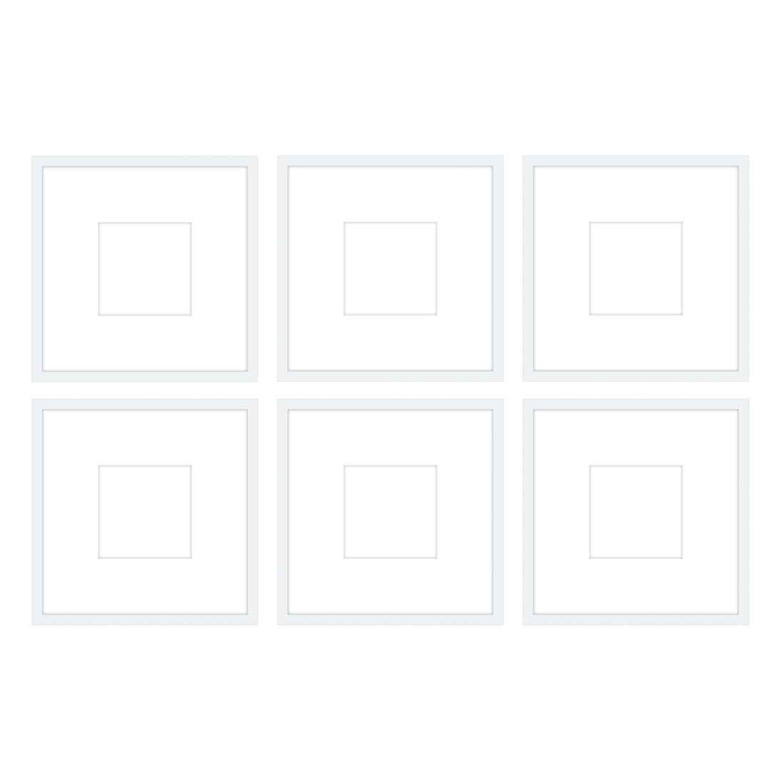 Gallery Wall - The Grids #G603 Jensen / White Gallery Walls Made Easy