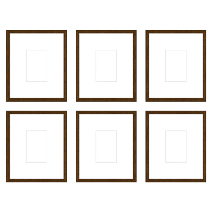 Gallery Wall - The Grids #G604 Darby / Cocoa Gallery Walls Made Easy