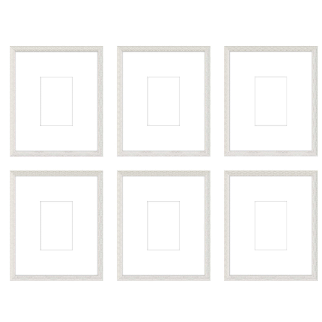Gallery Wall - The Grids #G604 Darby / White Wash Gallery Walls Made Easy