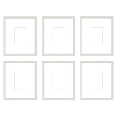 Gallery Wall - The Grids #G604 Darby / White Wash Gallery Walls Made Easy