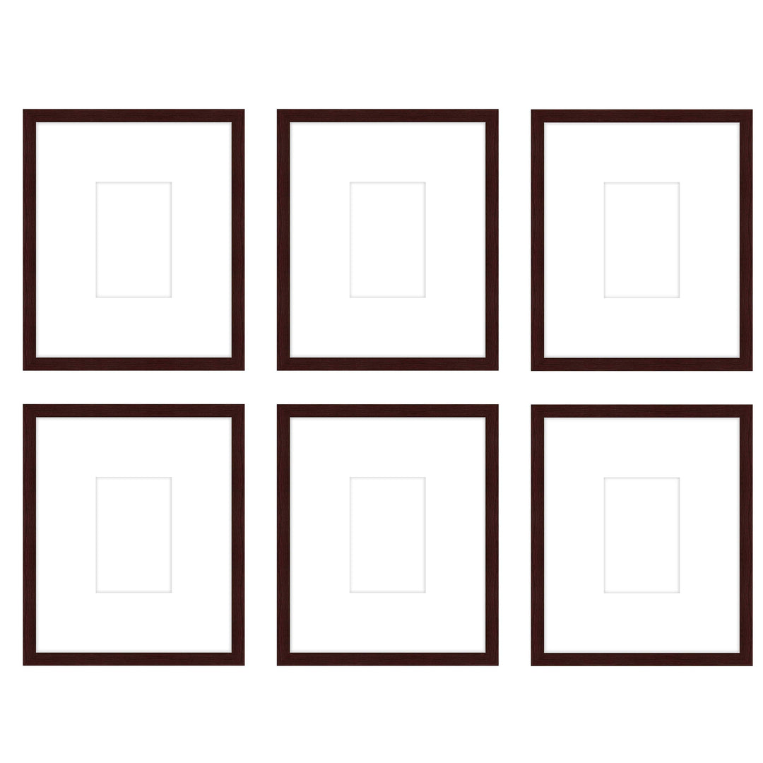 Gallery Wall - The Grids #G604 Jensen / Merlot Gallery Walls Made Easy