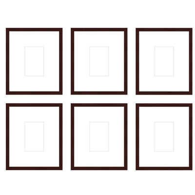 Gallery Wall - The Grids #G604 Jensen / Merlot Gallery Walls Made Easy