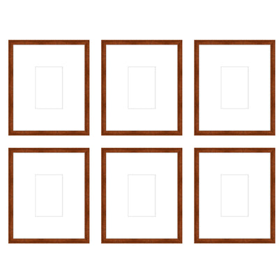 Gallery Wall - The Grids #G604 Jensen / Russet Gallery Walls Made Easy
