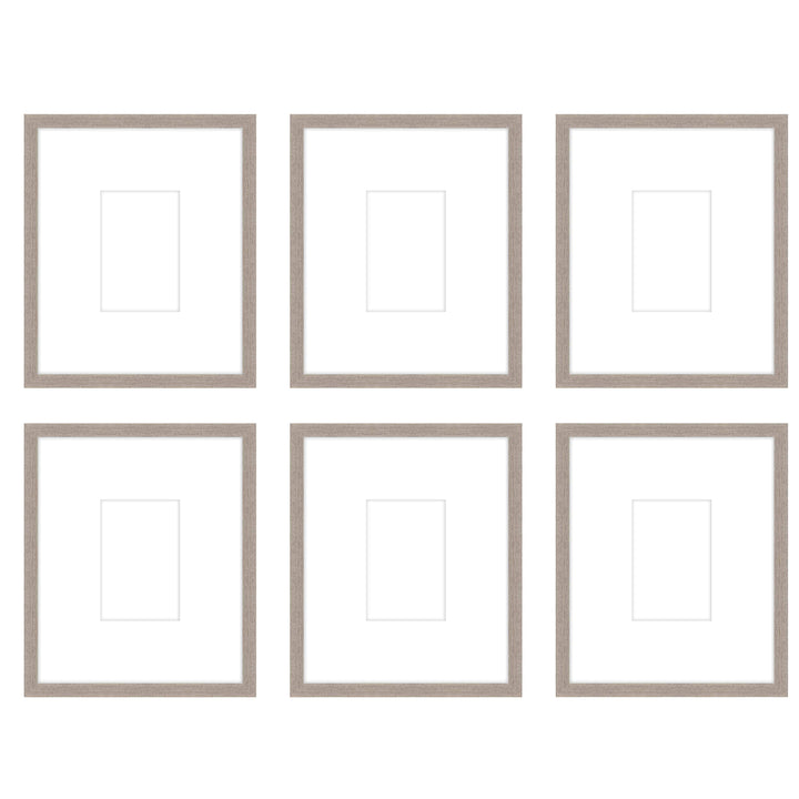 Gallery Wall - The Grids #G604 Jensen / Rustic Gray Gallery Walls Made Easy