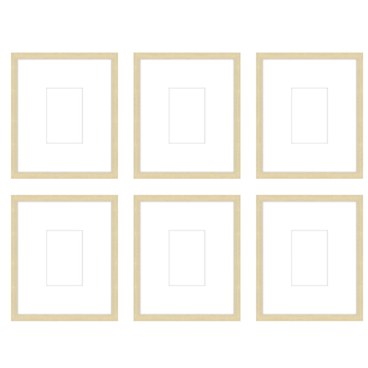 Gallery Wall - The Grids #G604 Jensen / Wheat Gallery Walls Made Easy