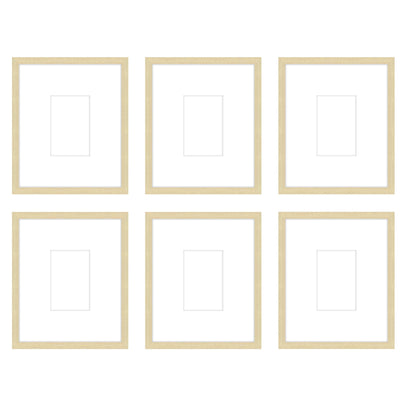 Gallery Wall - The Grids #G604 Jensen / Wheat Gallery Walls Made Easy