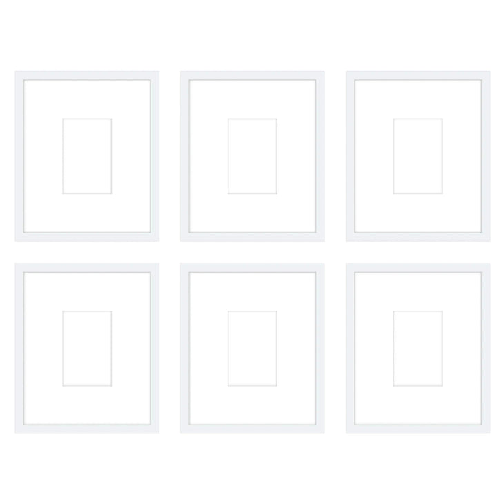 Gallery Wall - The Grids #G604 Jensen / White Gallery Walls Made Easy