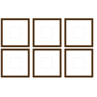 Gallery Wall - The Grids #G605 Darby / Cocoa Gallery Walls Made Easy