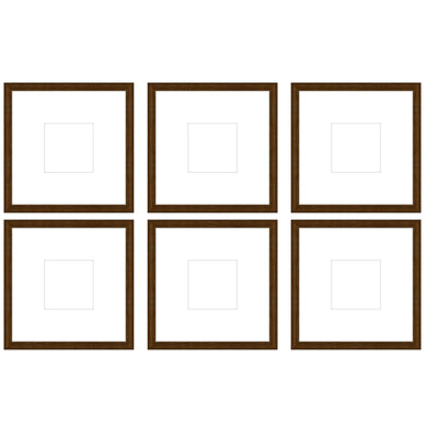 Gallery Wall - The Grids #G605 Darby / Cocoa Gallery Walls Made Easy