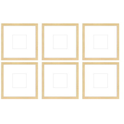 Gallery Wall - The Grids #G605 Darby / Sand Gallery Walls Made Easy
