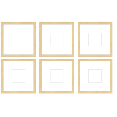 Gallery Wall - The Grids #G605 Darby / Sand Gallery Walls Made Easy