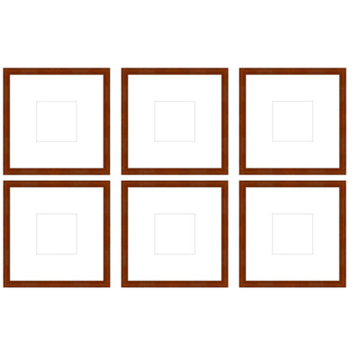 Gallery Wall - The Grids #G605 Darby / Umber Gallery Walls Made Easy