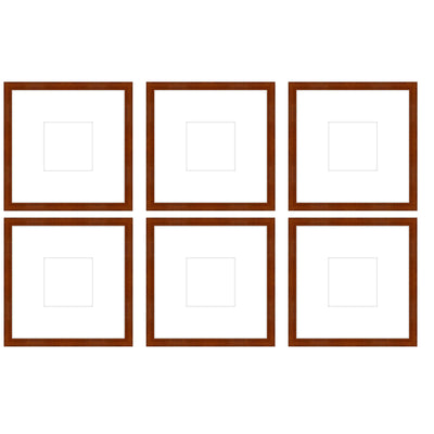 Gallery Wall - The Grids #G605 Darby / Umber Gallery Walls Made Easy