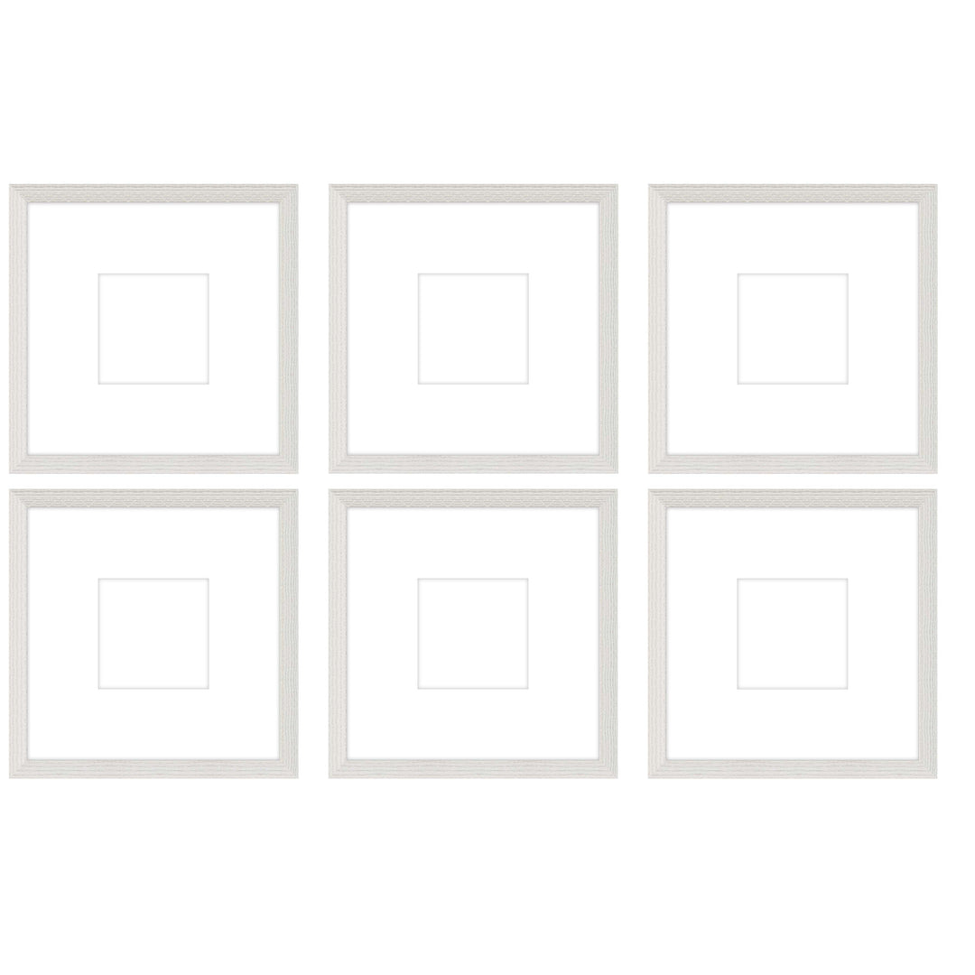 Gallery Wall - The Grids #G605 Darby / White Wash Gallery Walls Made Easy