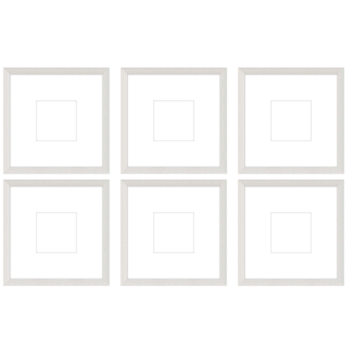 Gallery Wall - The Grids #G605 Darby / White Wash Gallery Walls Made Easy