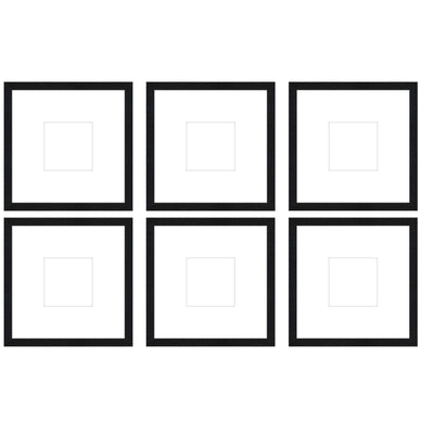 Gallery Wall - The Grids #G605 Jensen / Black Grain Gallery Walls Made Easy