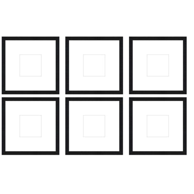 Gallery Wall - The Grids #G605 Jensen / Black Grain Gallery Walls Made Easy