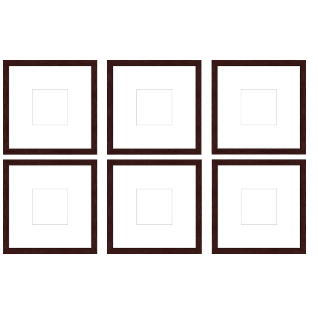 Gallery Wall - The Grids #G605 Jensen / Merlot Gallery Walls Made Easy