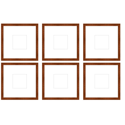 Gallery Wall - The Grids #G605 Jensen / Russet Gallery Walls Made Easy