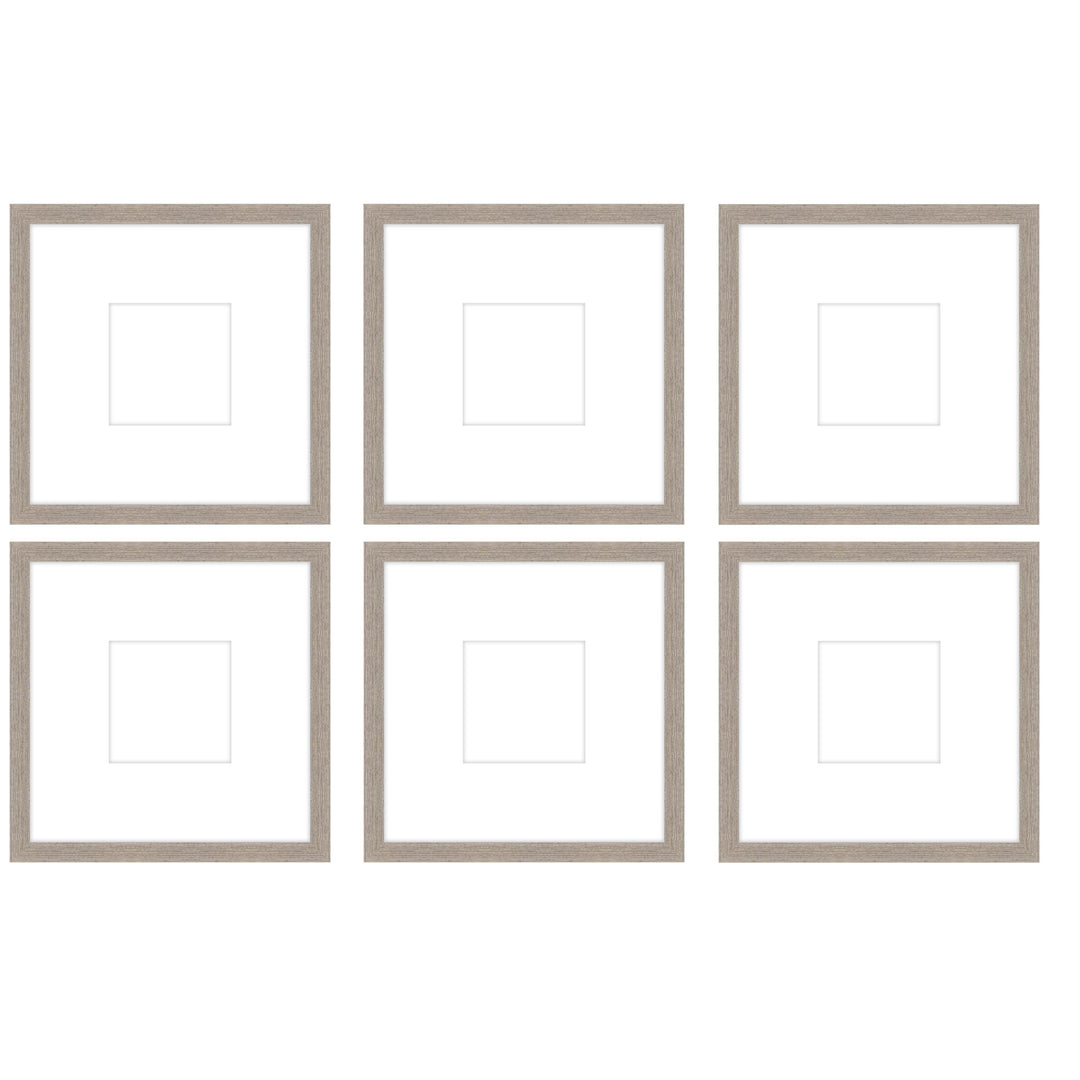 Gallery Wall - The Grids #G605 Jensen / Rustic Gray Gallery Walls Made Easy