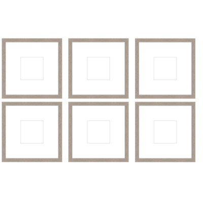 Gallery Wall - The Grids #G605 Jensen / Rustic Gray Gallery Walls Made Easy