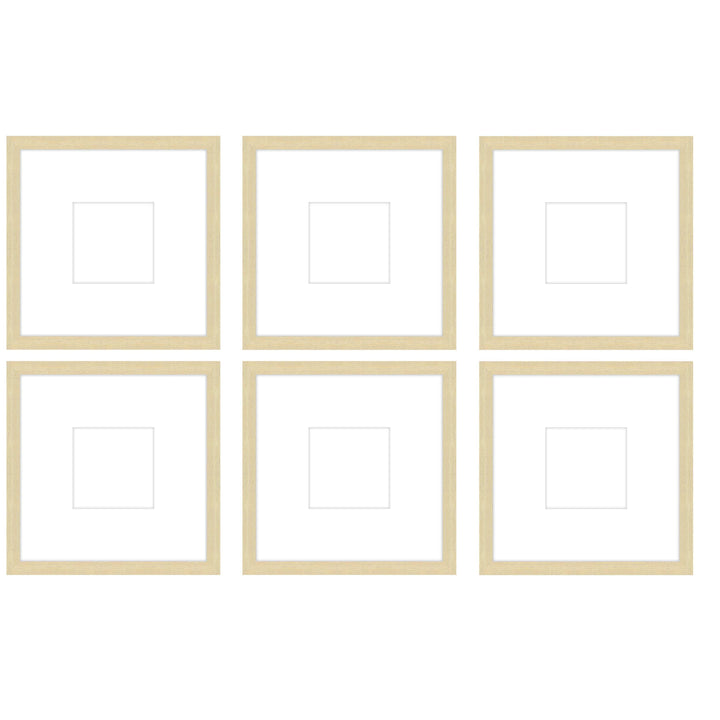 Gallery Wall - The Grids #G605 Jensen / Wheat Gallery Walls Made Easy