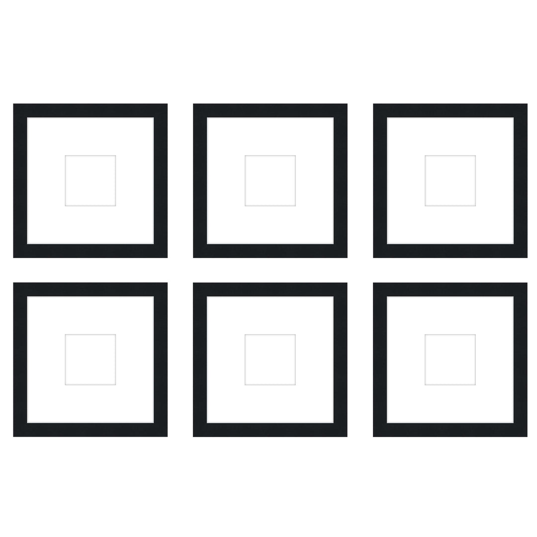 Gallery Wall - The Grids #G606 Darby / Black Satin Gallery Walls Made Easy
