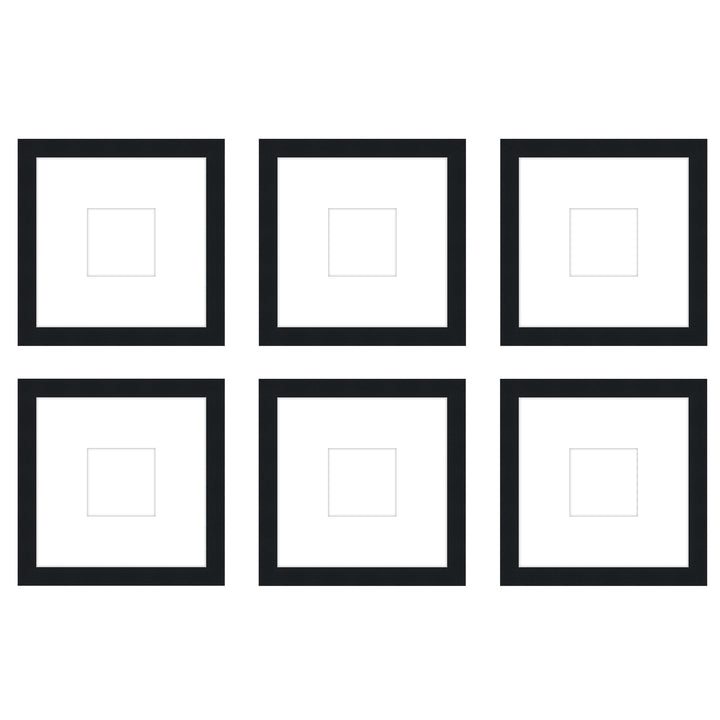 Gallery Wall - The Grids #G606 Darby / Black Satin Gallery Walls Made Easy