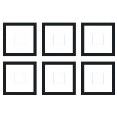 Gallery Wall - The Grids #G606 Darby / Black Satin Gallery Walls Made Easy
