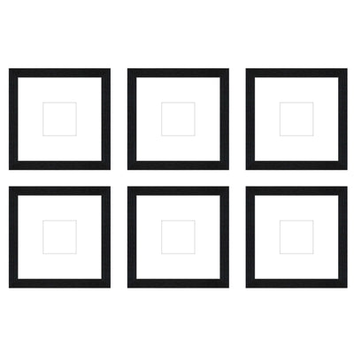 Gallery Wall - The Grids #G606 Jensen / Black Grain Gallery Walls Made Easy