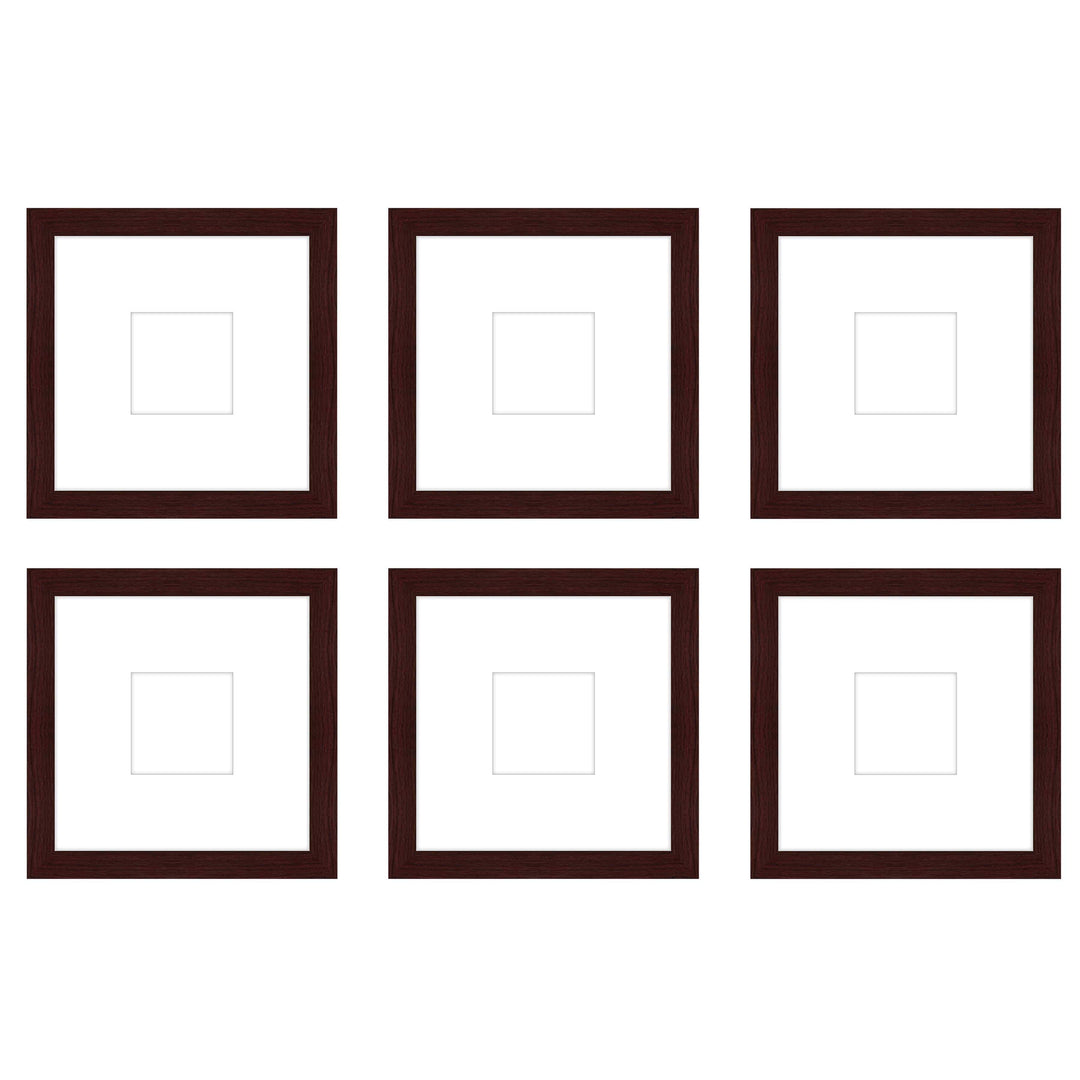 Gallery Wall - The Grids #G606 Jensen / Merlot Gallery Walls Made Easy