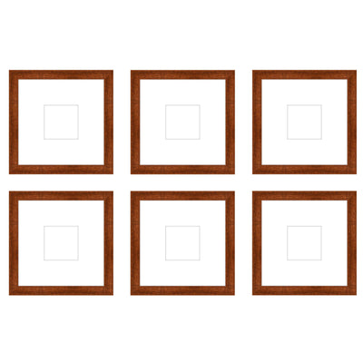 Gallery Wall - The Grids #G606 Jensen / Russet Gallery Walls Made Easy
