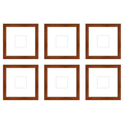 Gallery Wall - The Grids #G606 Jensen / Russet Gallery Walls Made Easy