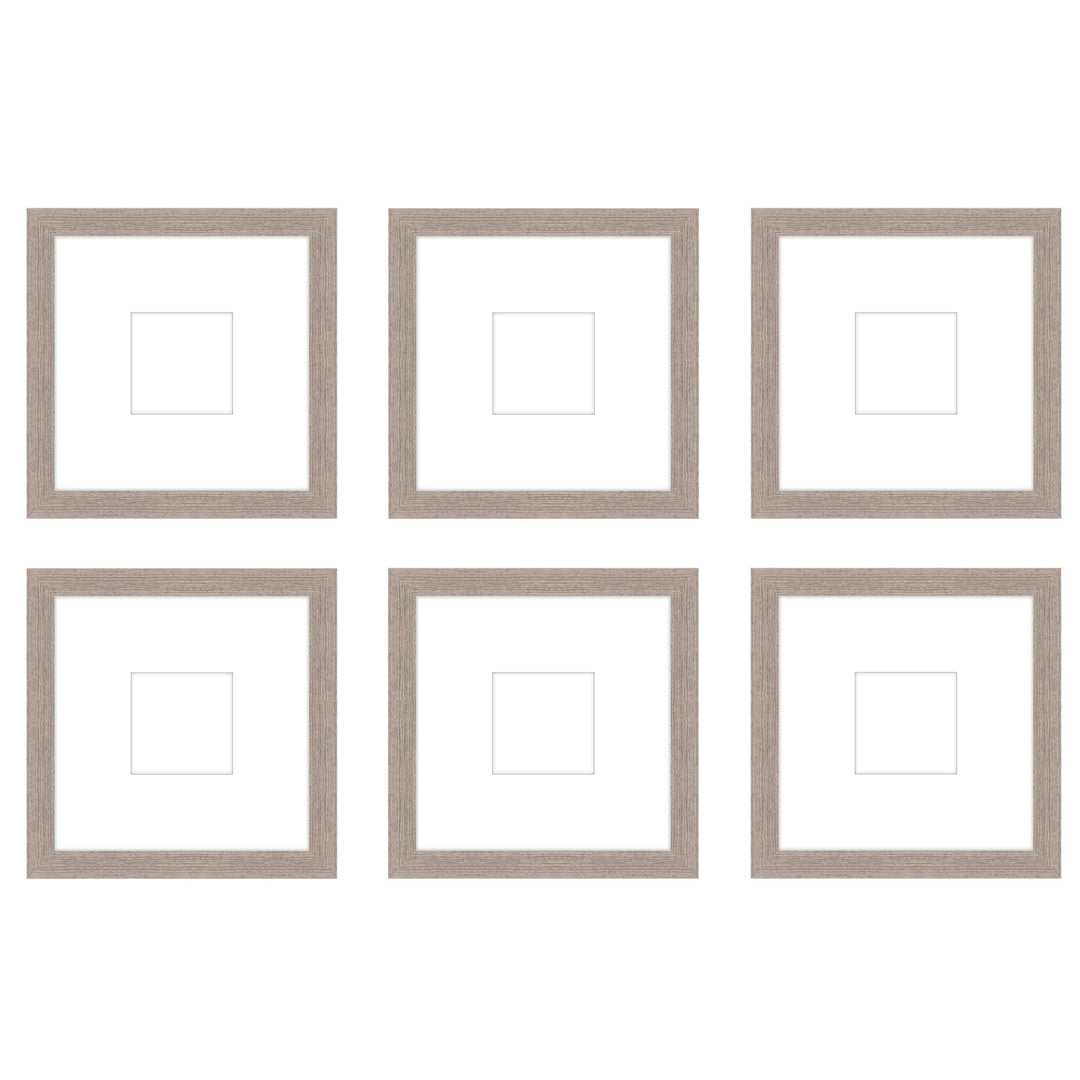 Gallery Wall - The Grids #G606 Jensen / Rustic Gray Gallery Walls Made Easy